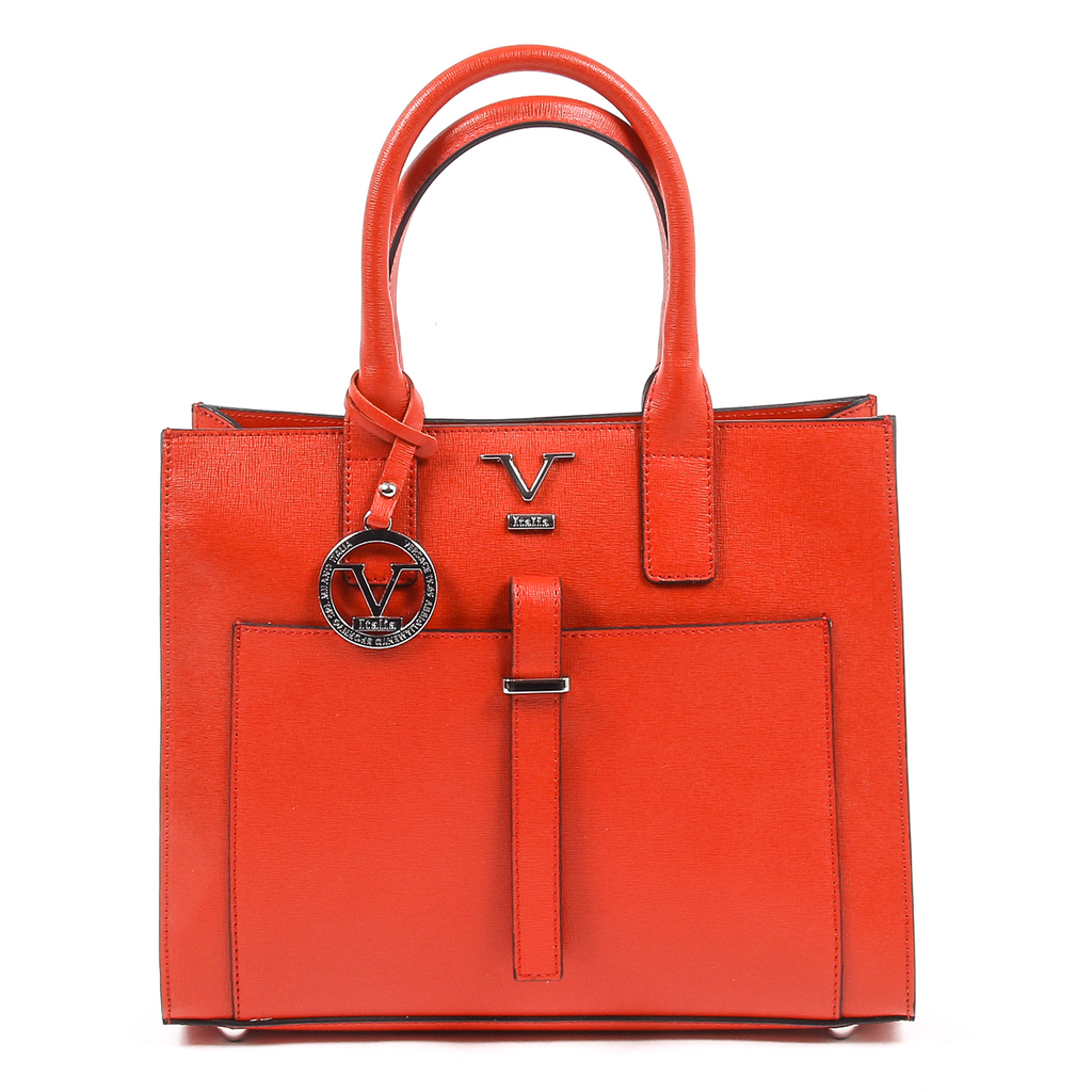 Borsa da donna V 1969 Italia V006-S SAFFIANO ROSSO