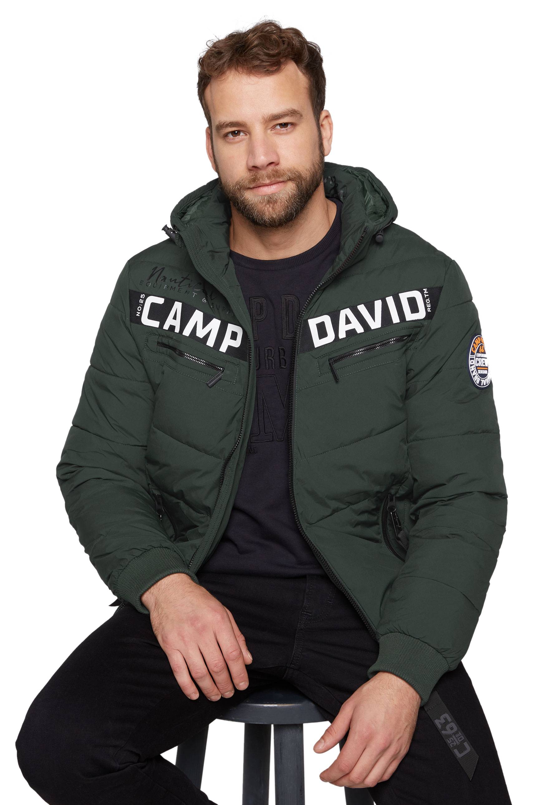 Giacca da uomo Camp David con cappuccio