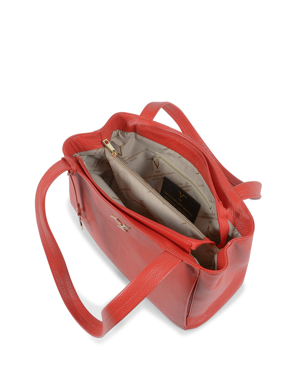 V Italia Borsa a mano da donna rossa VE0792 ROSSO