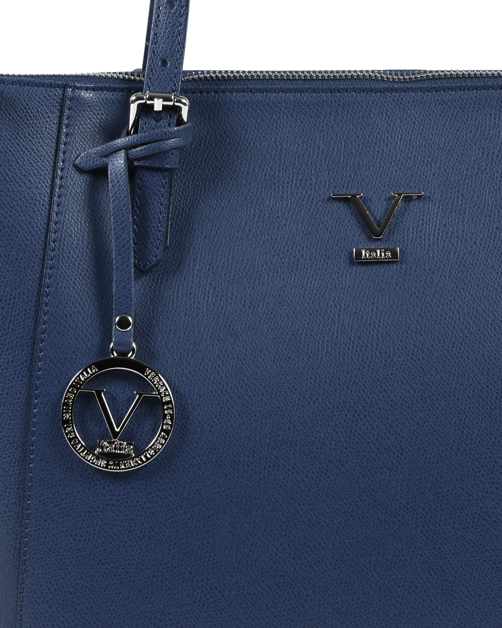 Borsa a tracolla da donna V Italia Blu V09 PALMELLATO BLUE JEANS