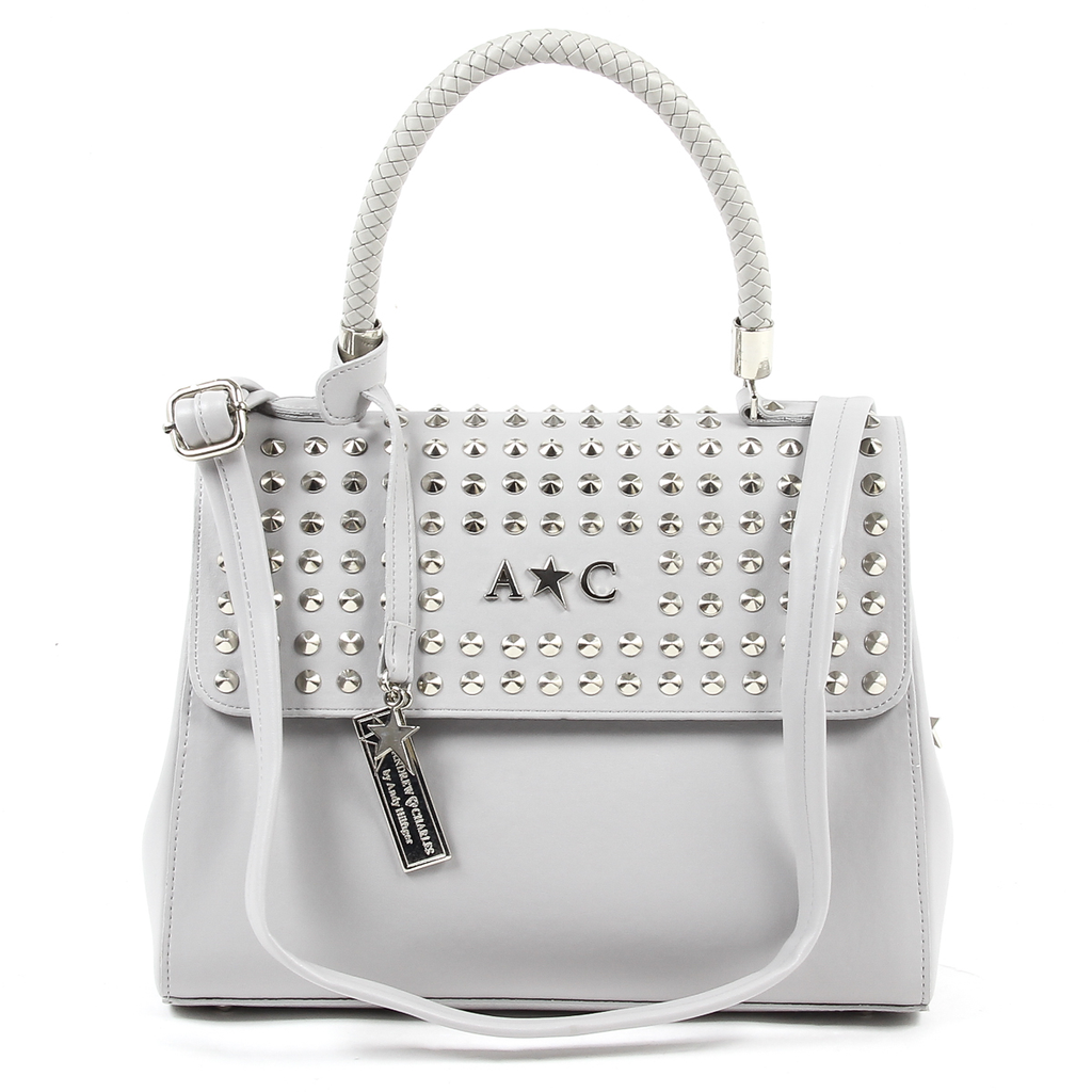 Borsa a mano da donna Andrew Charles grigio chiaro BROOKLYN