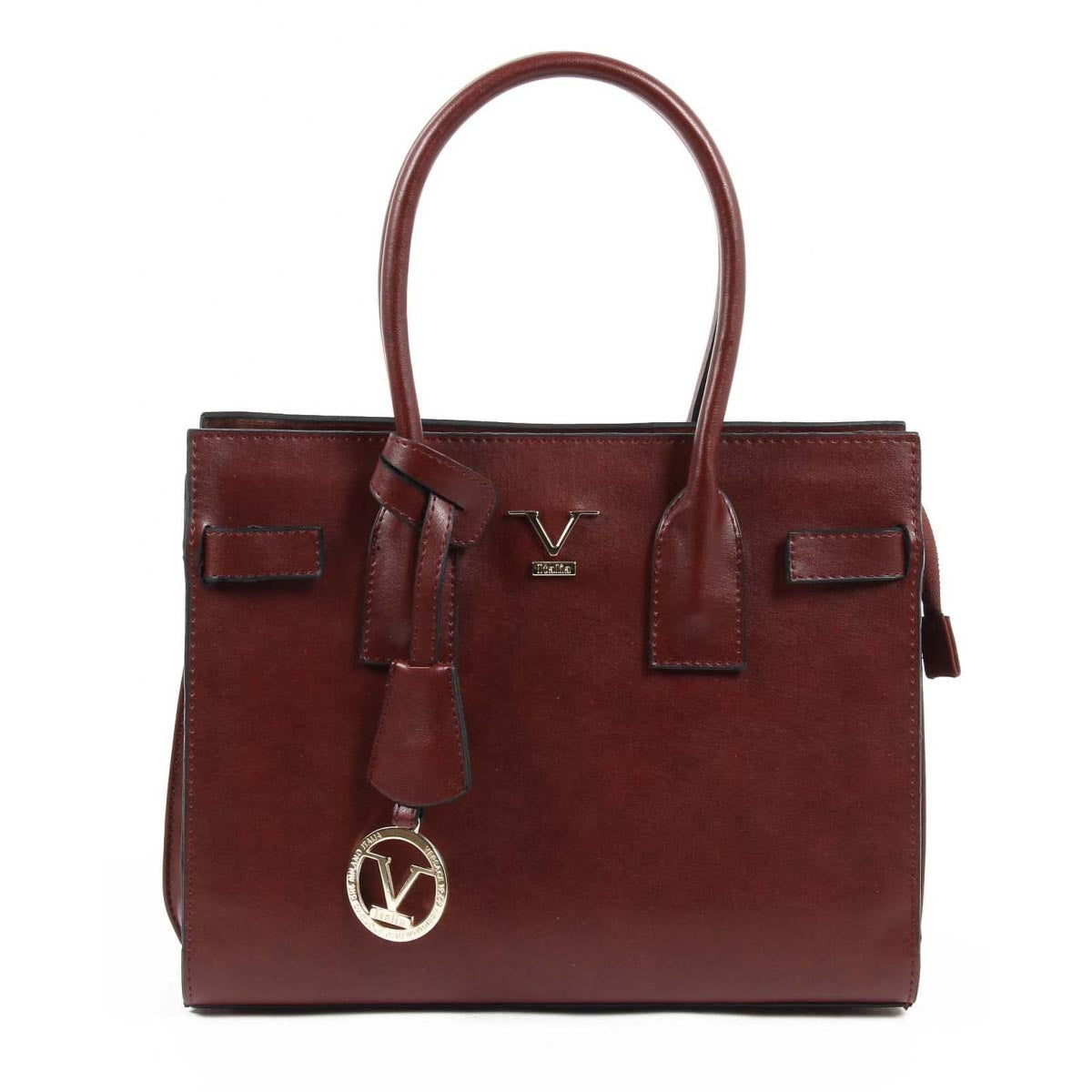 V 1969 Italia Borsa da donna VE08 CLARET RED