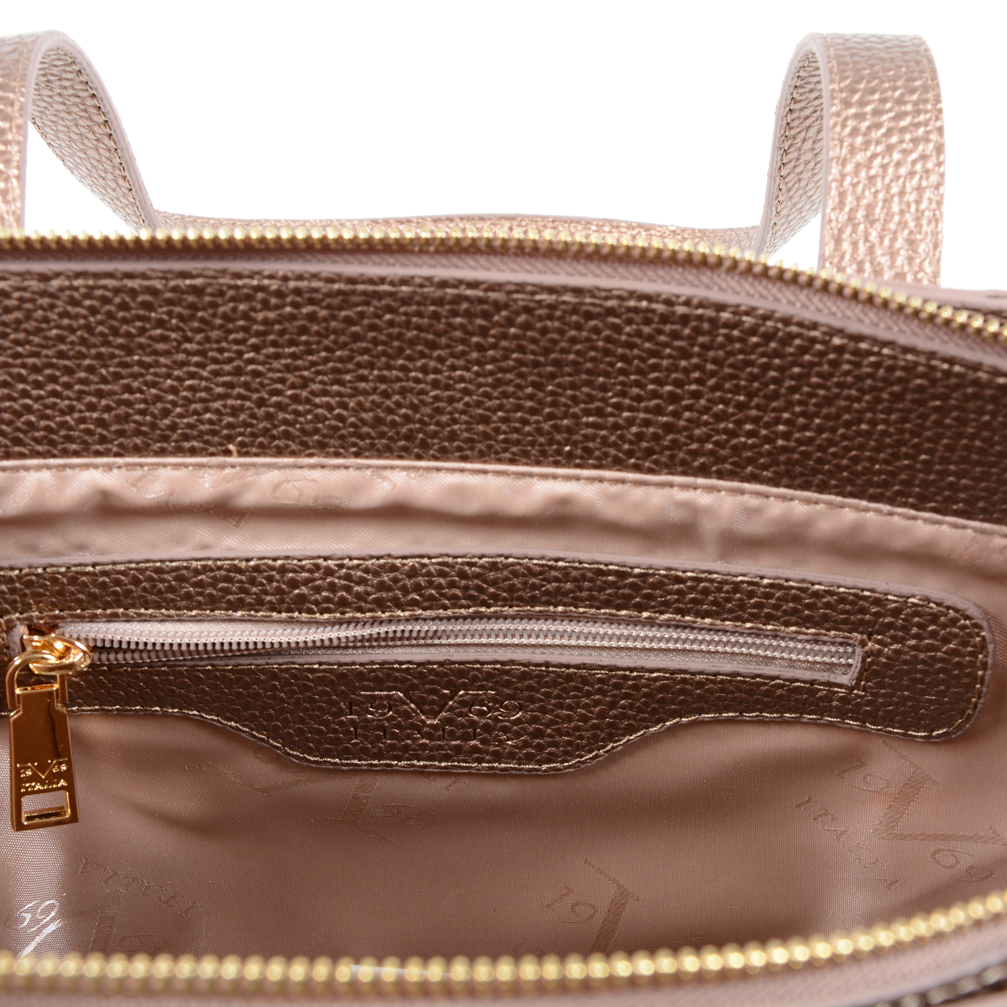 19V69 Italia Borsa da donna Bronzo 8005 PYTHON BRONZE