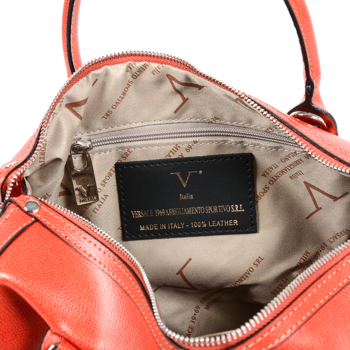 V 1969 Italia Borsa da donna marrone V014 MARRONE