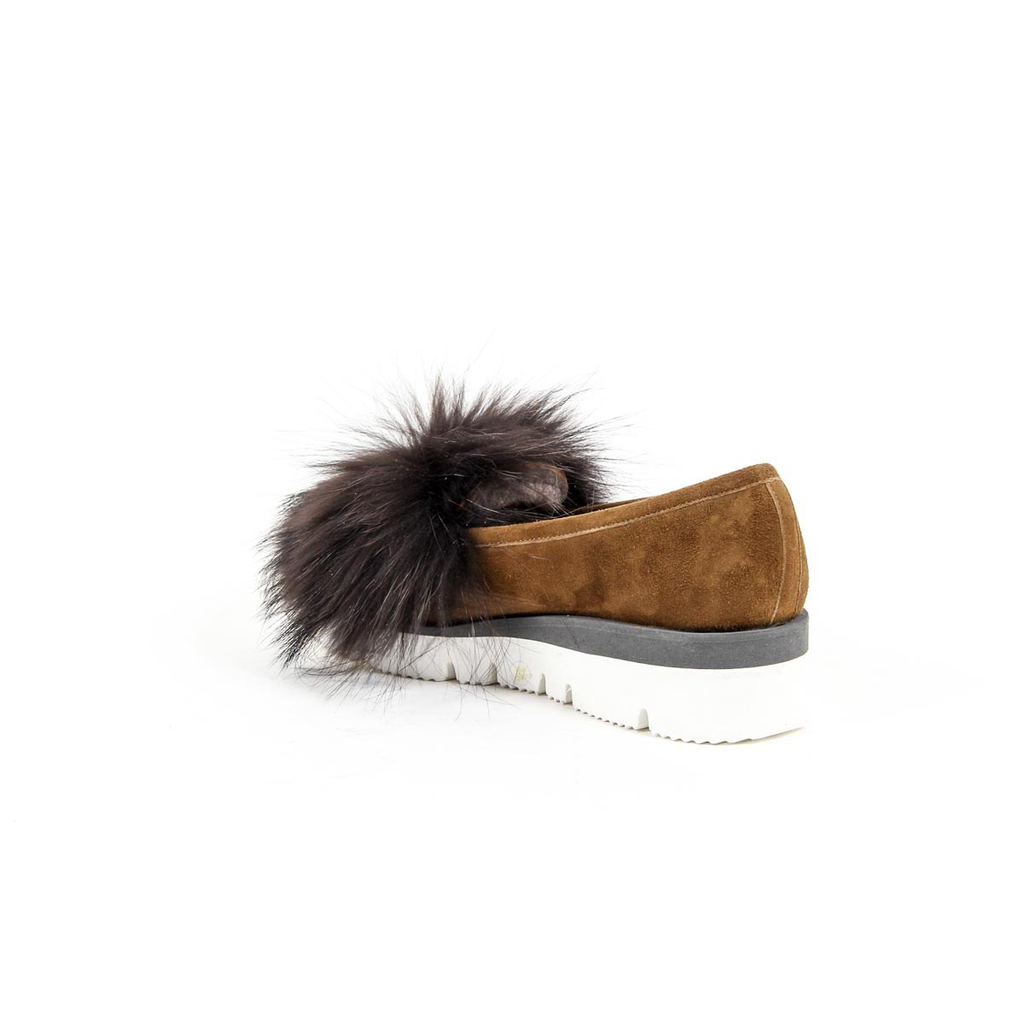 Mocassino da donna V 1969 Italia 302106 CAMOSCIO CUOIO