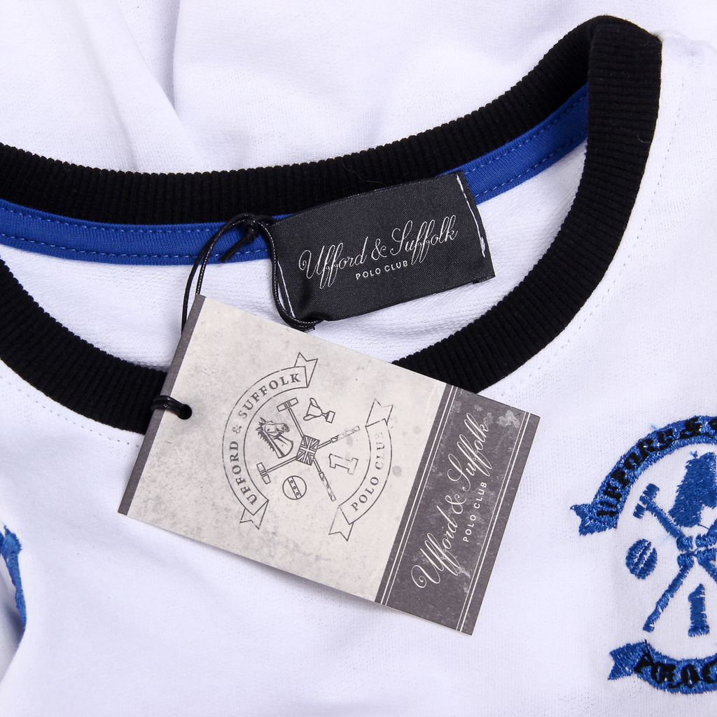Maglione da uomo a maniche lunghe con scollo tondo Ufford & Suffolk Polo Club