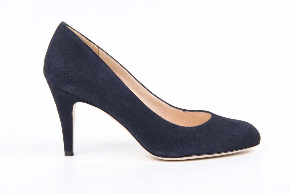 Décolleté Donna V 1969 Italia 4665 GAE PE CAM15BL CAMOSCIO BLU