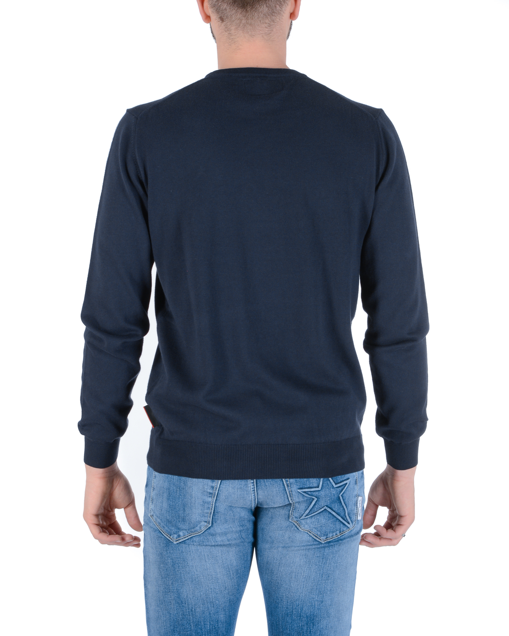 Maglione da uomo Andrew Charles KNITWEAR BLU NAVY