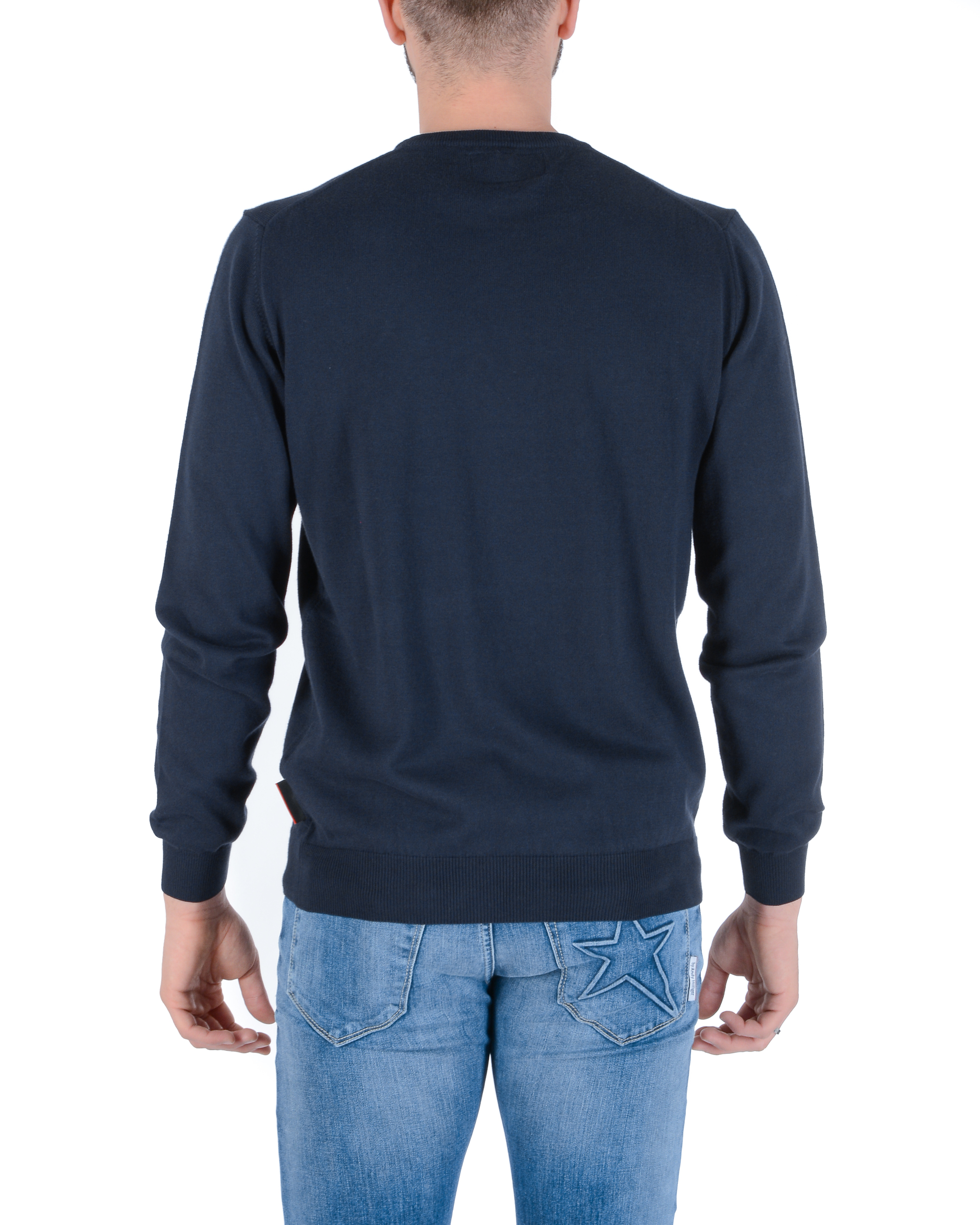 Maglione da uomo Andrew Charles KNITWEAR BLU NAVY