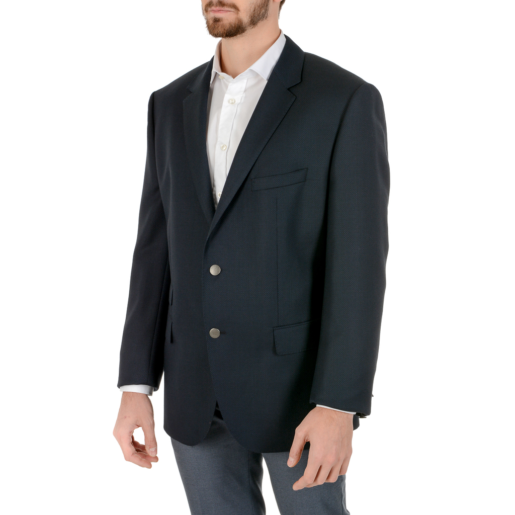 Giacca da uomo Hugo Boss a maniche lunghe blu scuro JET