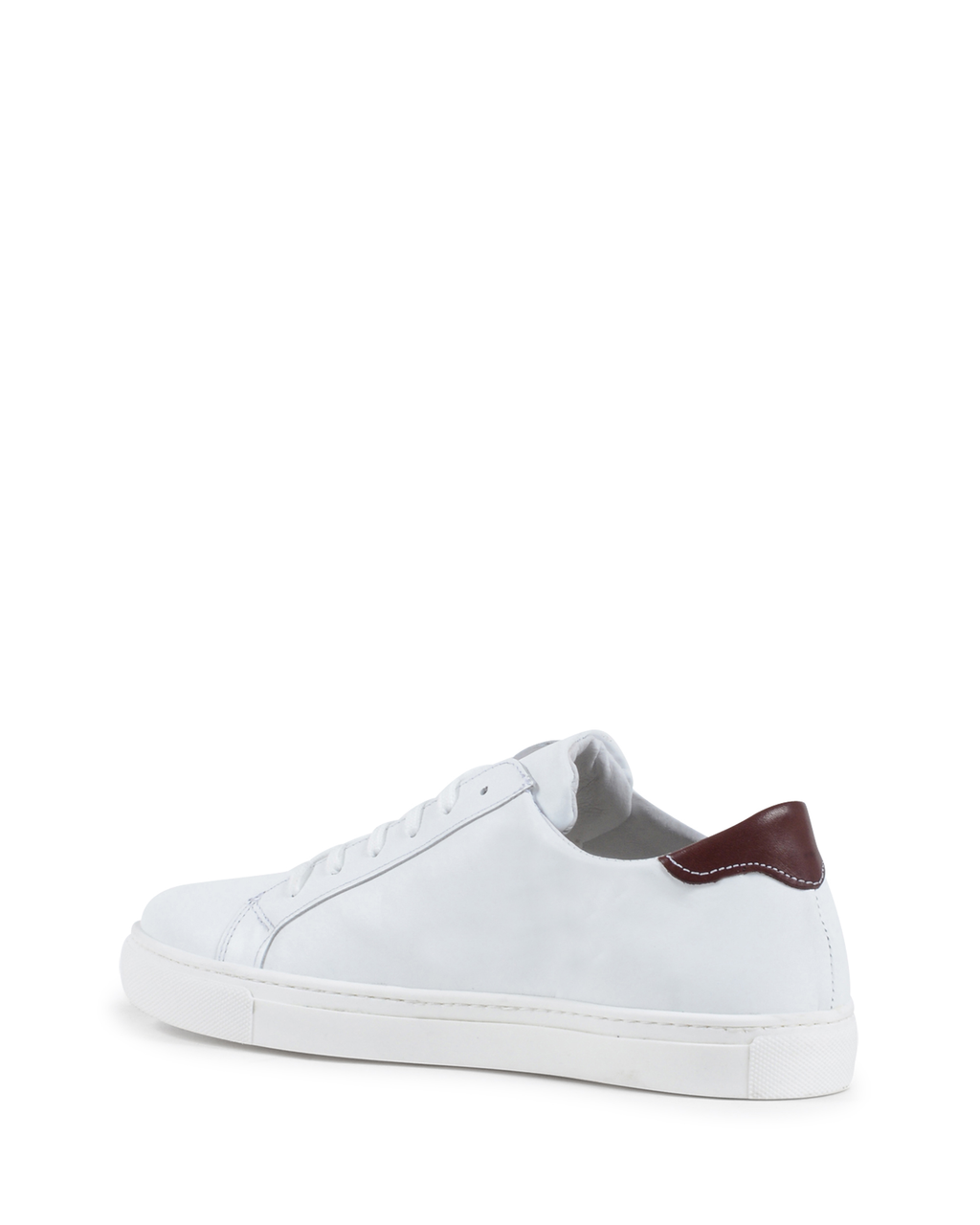 Sneaker Uomo 19V69 Italia Bianco Bordeaux 035 VITELLO BIANCO BORDEAUX