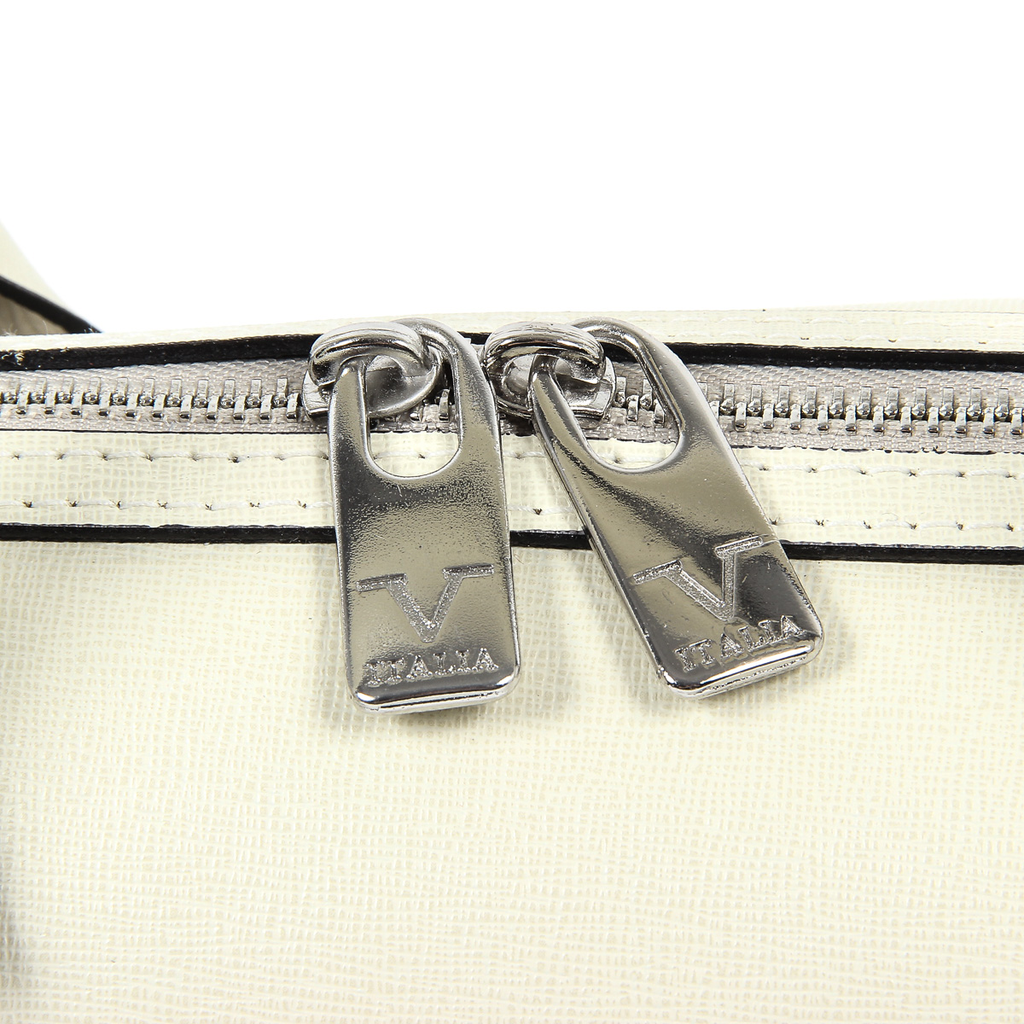 Borsa da donna V 1969 Italia V014-S SAFFIANO AVORIO