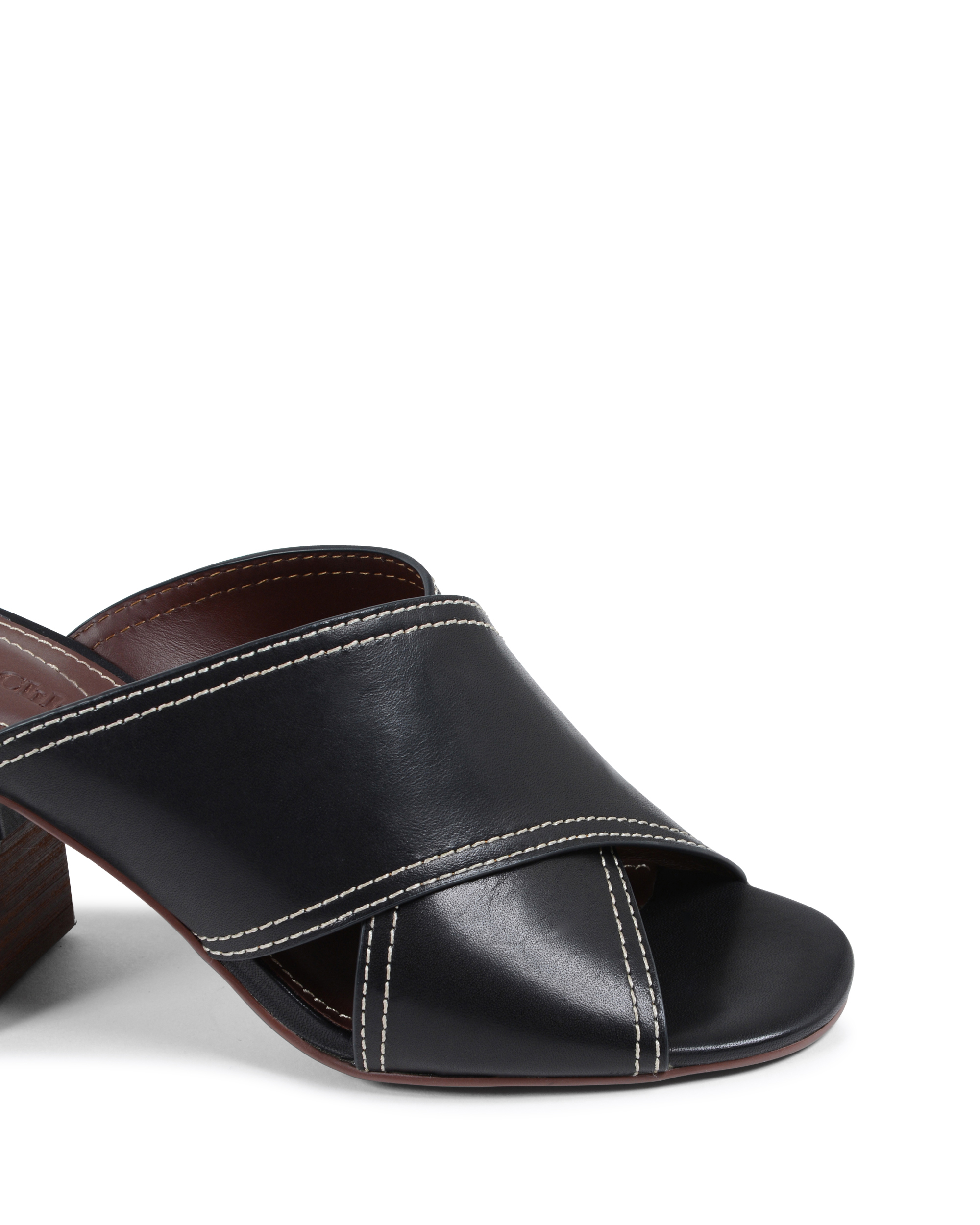 ChloÃ¨ Sandalo Mule da Donna Nero SB30083 NERO