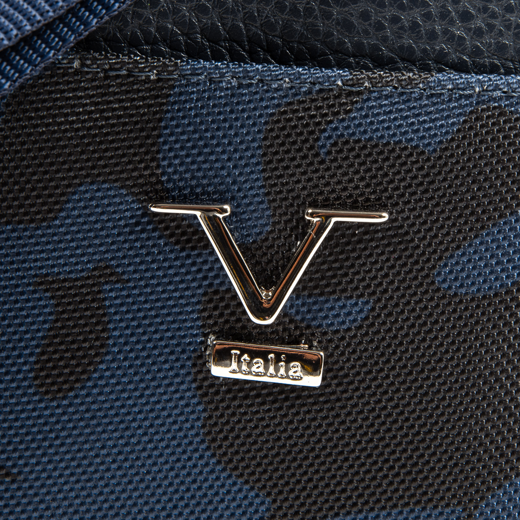 V 1969 Italia Borsa a tracolla da uomo blu MILITARE