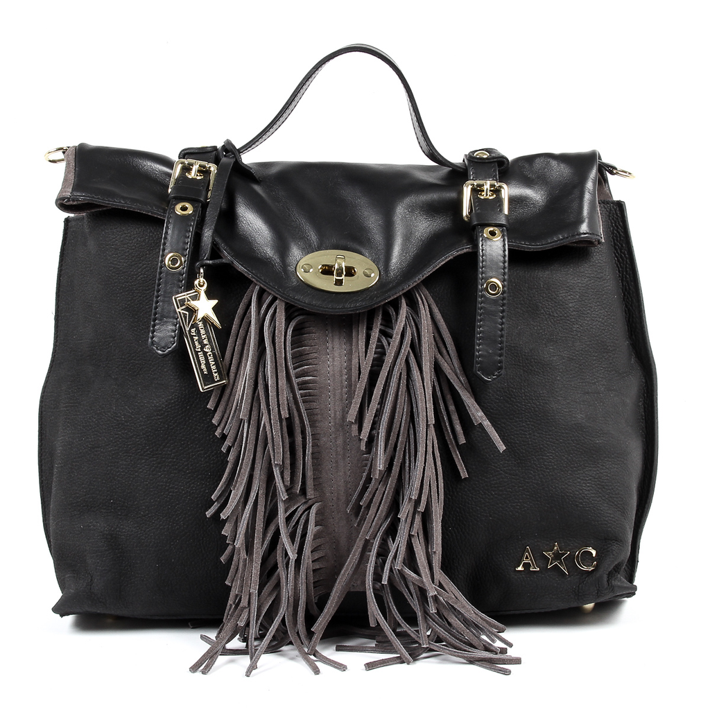 Borsa a mano da donna Andrew Charles nera LUCY