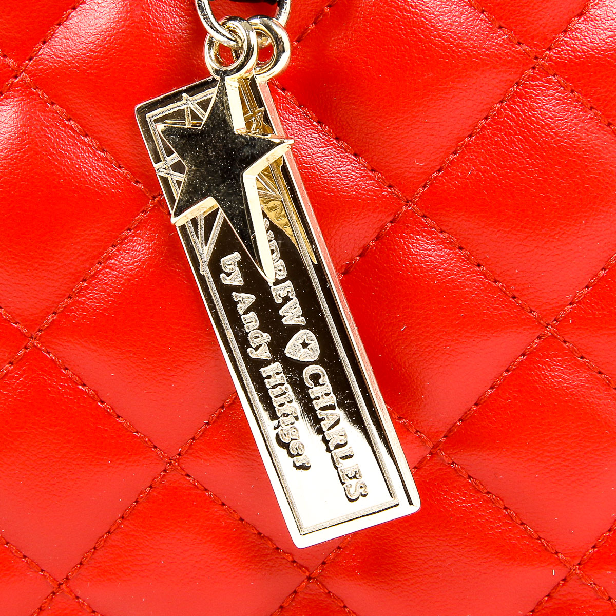 Borsa a mano da donna Andrew Charles rossa HOPE