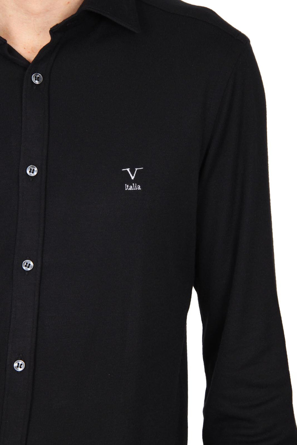 V 1969 Italia maglia a maniche lunghe da uomo Paris Jersey Nero