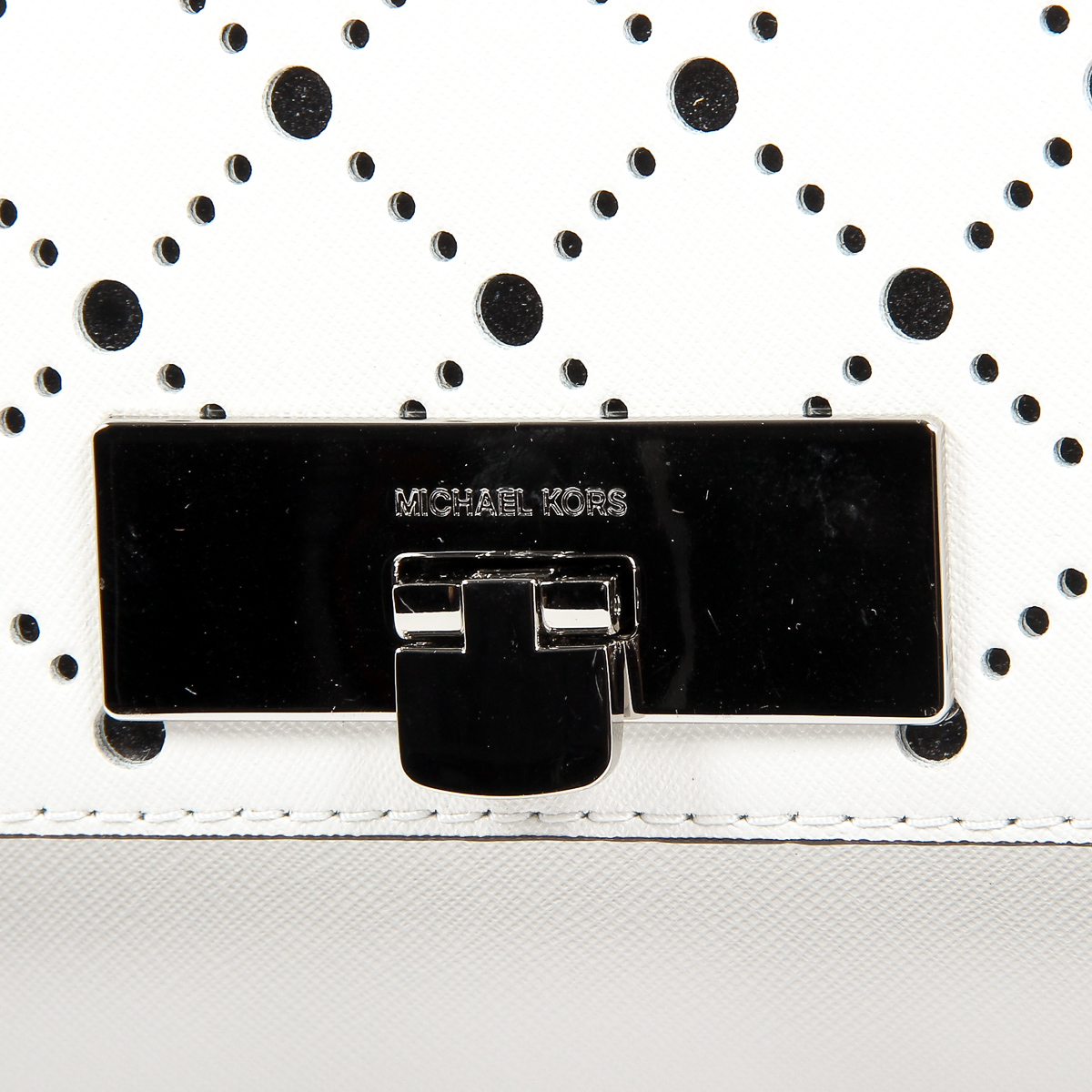 Borsa a mano da donna Michael Kors VIOLET 35S7SV1S2L BIANCO OTTICO