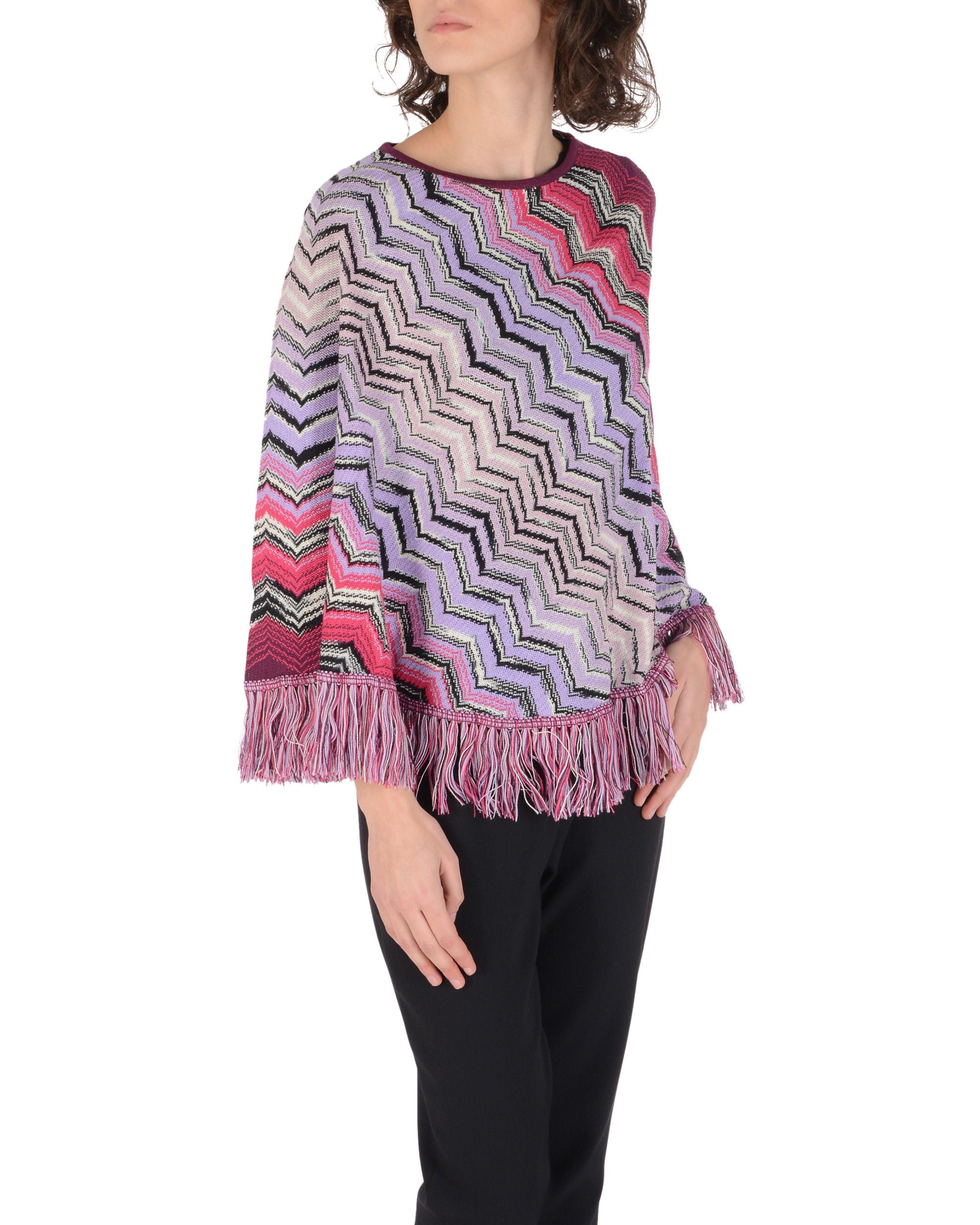 Missoni Donna Poncho Multicolore PO1FWOD63240005