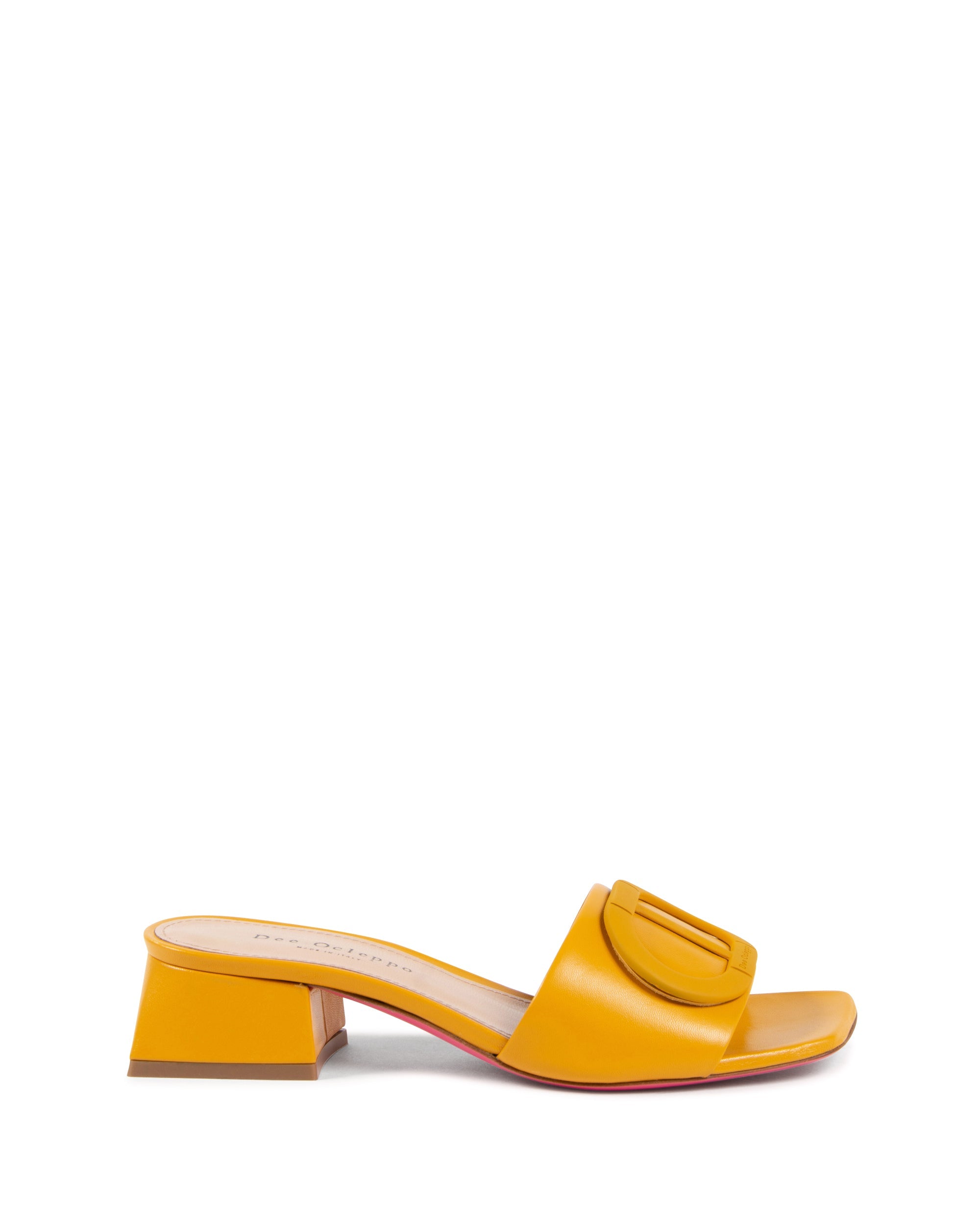 Dizzy Logo Mule Mustard