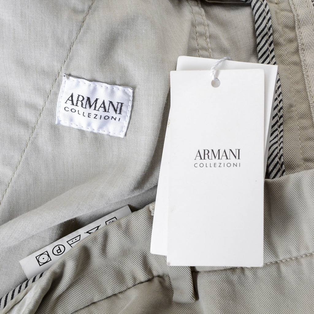 Pantaloni Armani Collezioni Uomo Beige