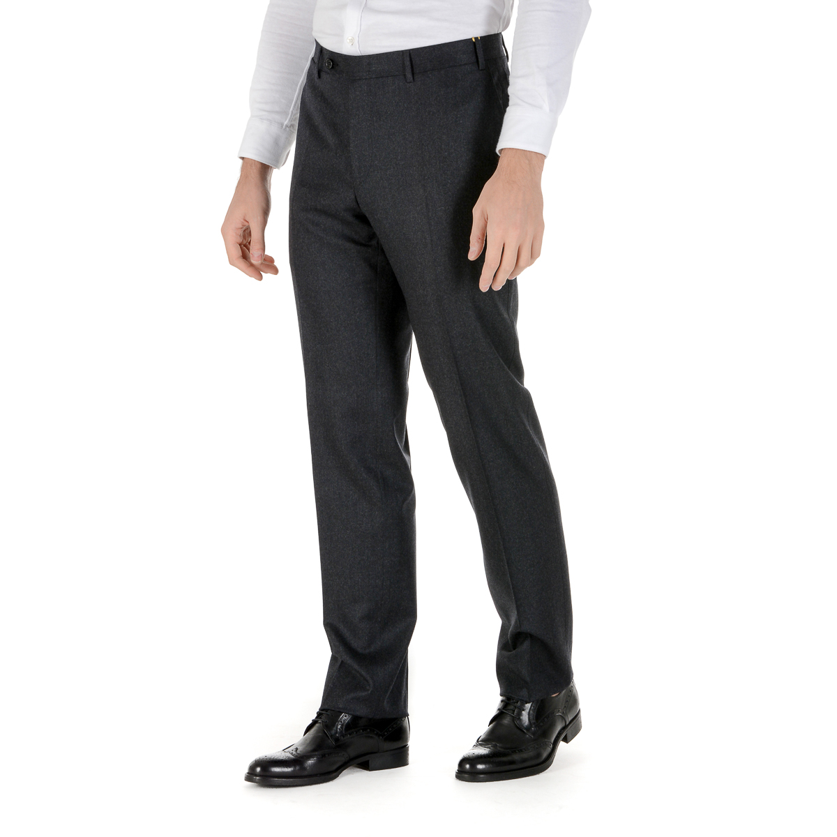 Pantaloni da uomo Canali grigio scuro