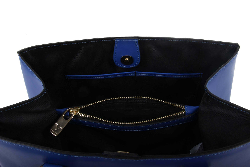 V 1969 Italia Borsa da donna G550-52 RUGA COBALTO