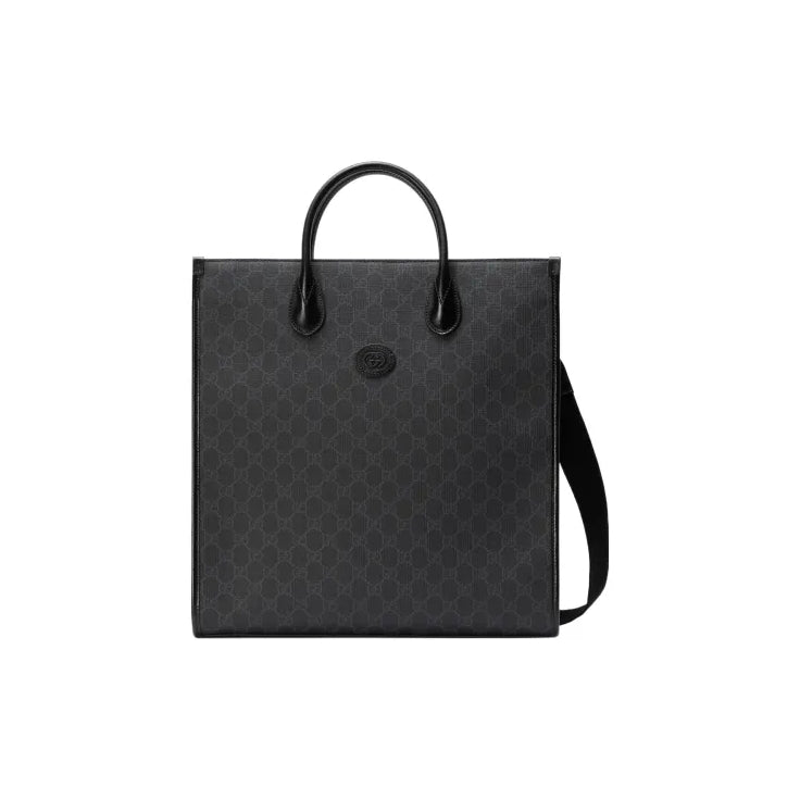Borsa tote da uomo con monogramma GG Supreme