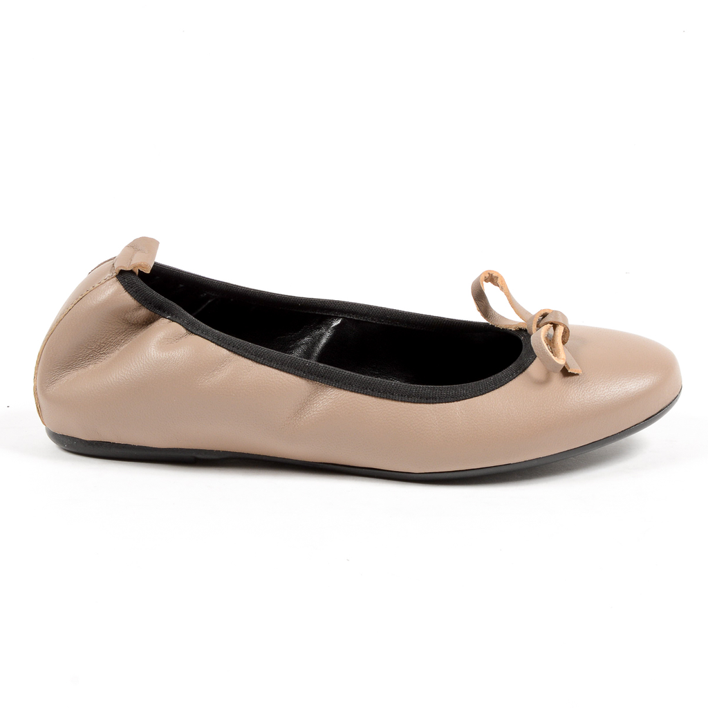 Andrew Charles Ballerina morbida da donna, color talpa, GWEN