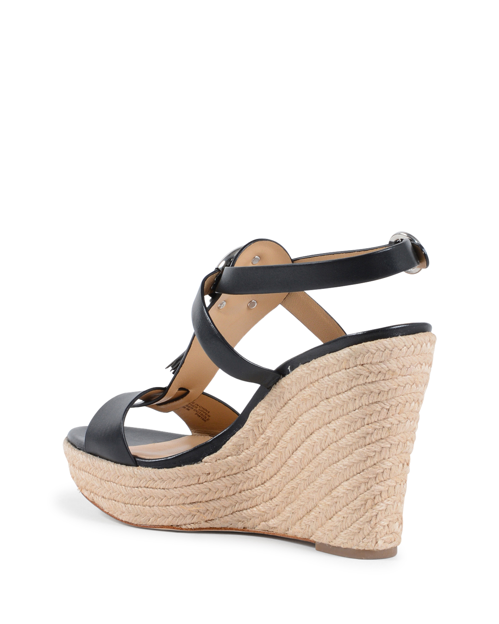 Sandalo con zeppa da donna Michael Kors nero DARIEN