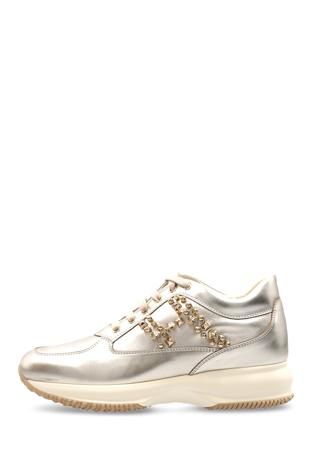 Hogan Donna Sneaker Argento Interactive HXW00N0Q240SSV0B202