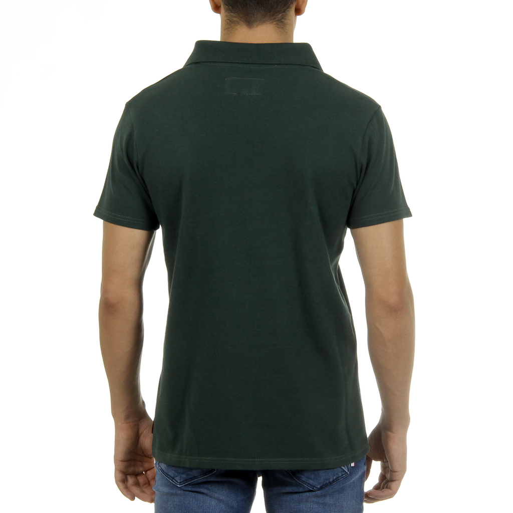 Andrew Charles Polo da uomo a maniche corte verde SEFU