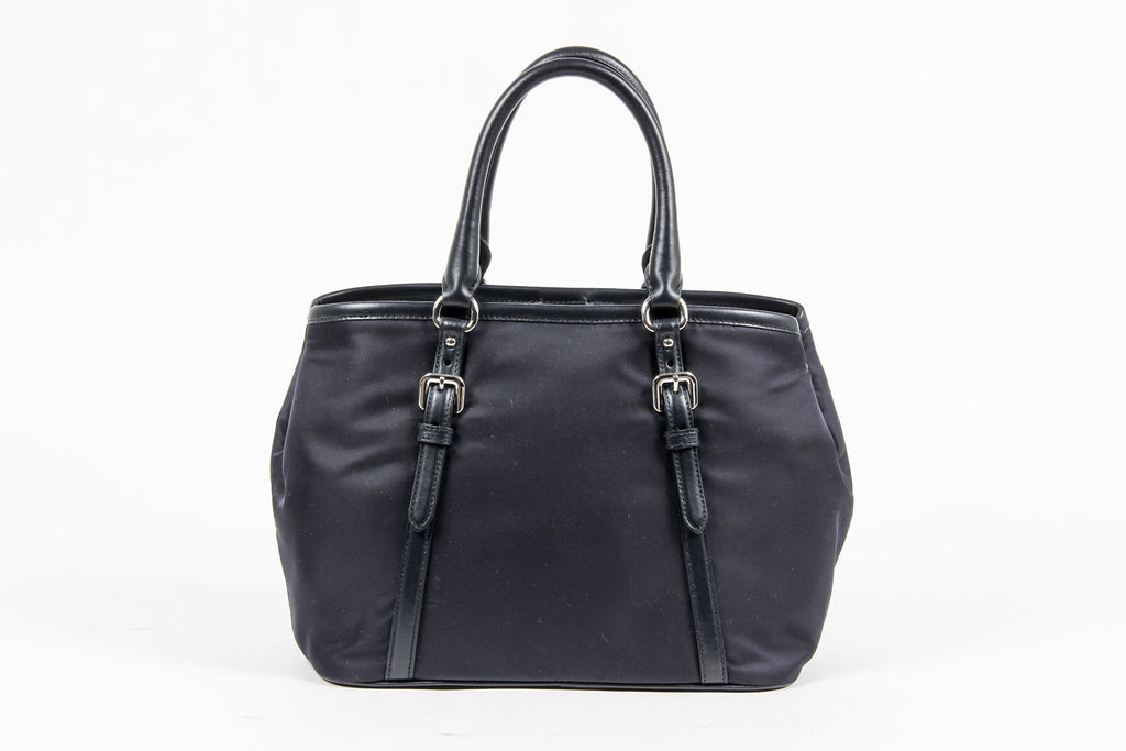 Borsa a mano Prada da donna BN1841 in tessuto e vitello morbido