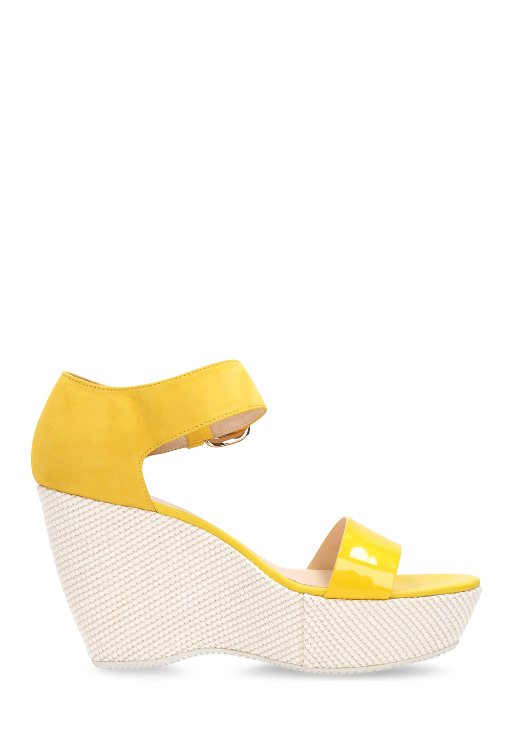 Hogan Sandalo con zeppa da donna giallo HXW2000H7900NNG013