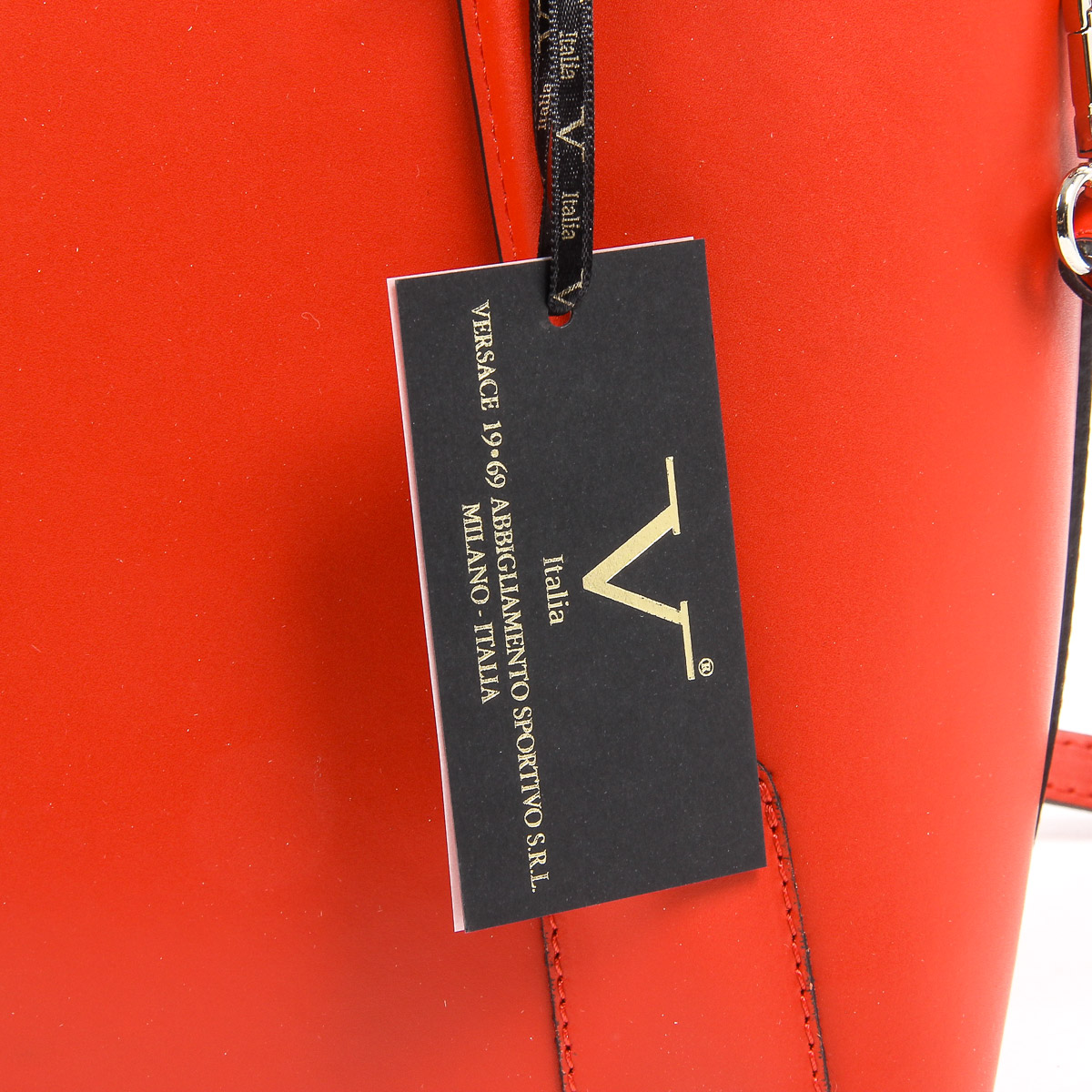 V 1969 Italia Womens Handbag V003-S RUGA ROSSO