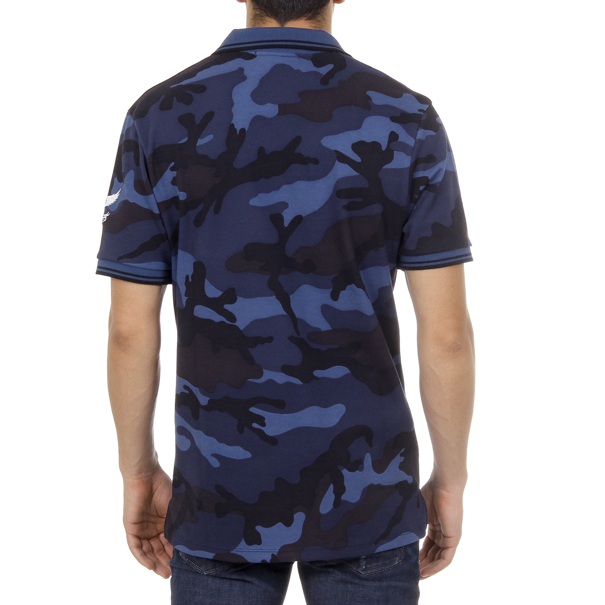 Andrew Charles Polo da uomo a maniche corte multicolore STEVE