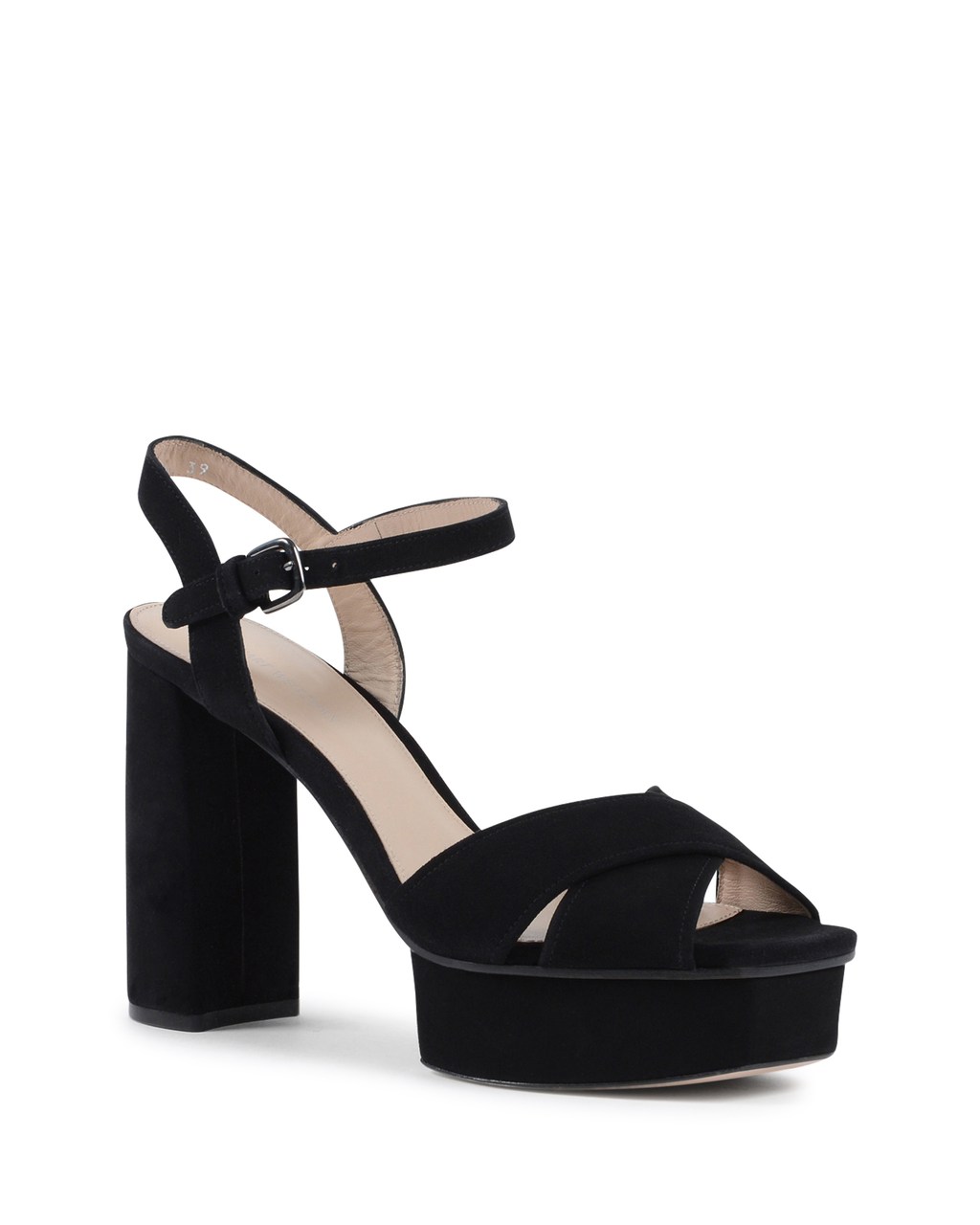Sandalo da donna Stuart Weitzman nero EXPOSED
