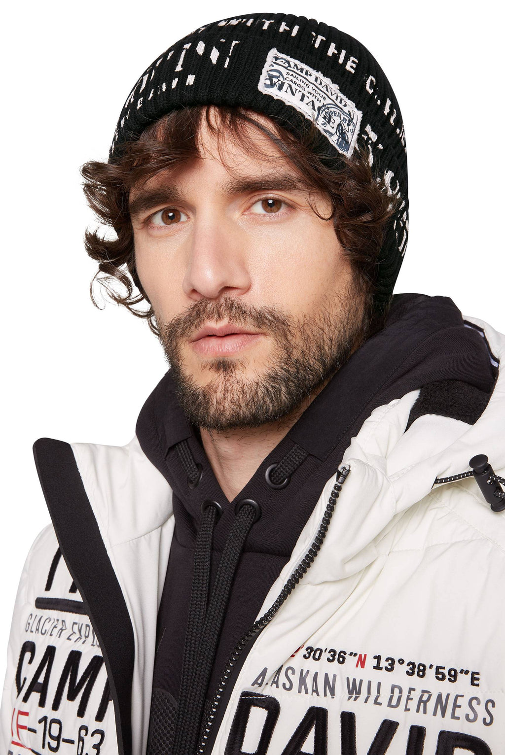 Berretto in maglia da uomo Camp David