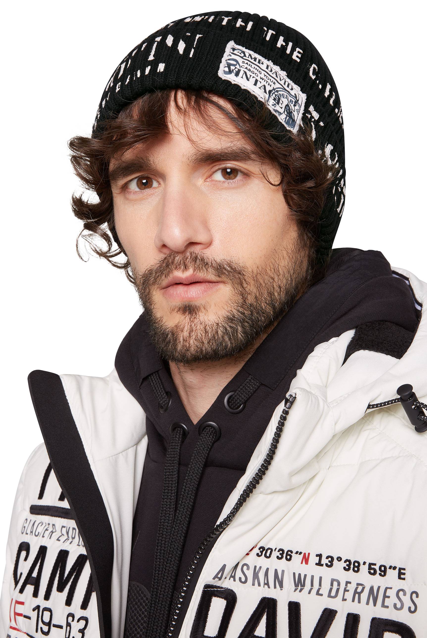 Berretto in maglia da uomo Camp David