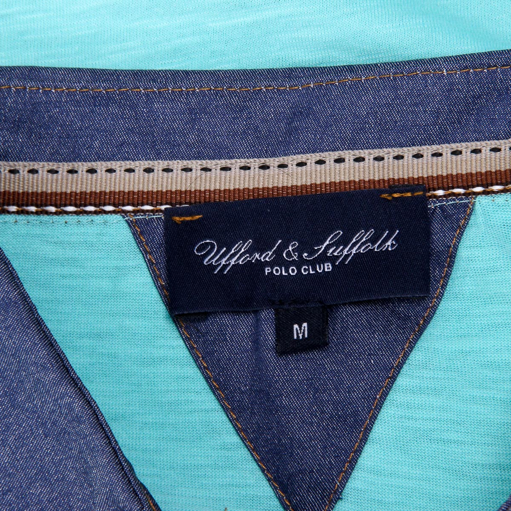 Polo da uomo a maniche corte Ufford & Suffolk Polo Club US007B MENTA