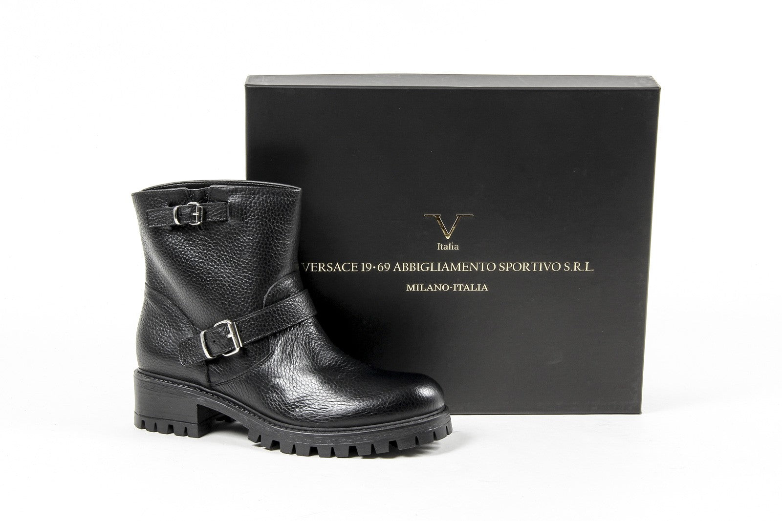 V 1969 Italia Womens Short Boot B1441 CERVO NERO
