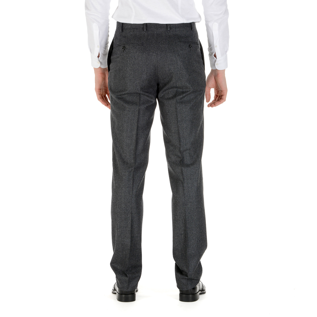 Pantaloni da uomo Canali grigio scuro
