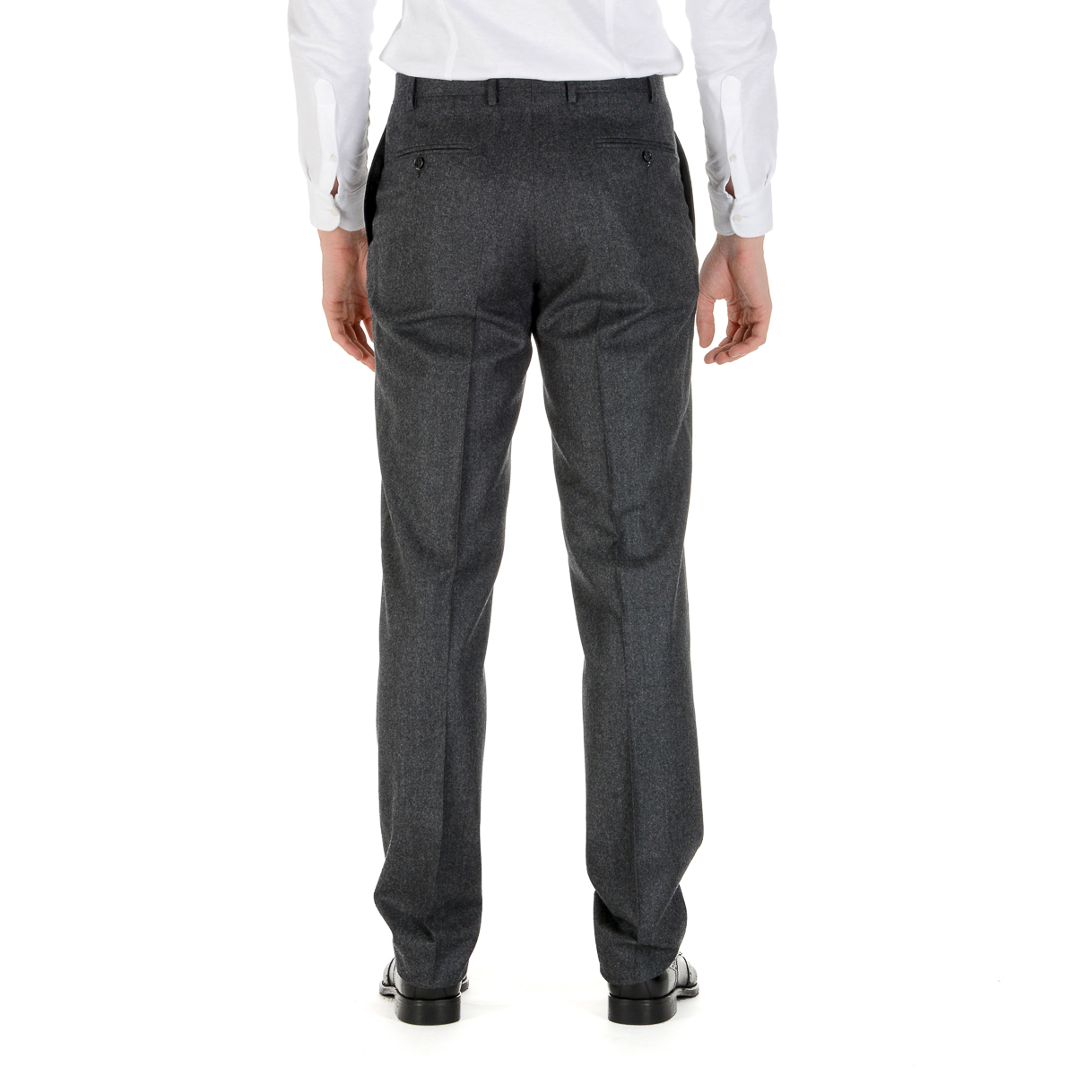 Pantaloni da uomo Canali grigio scuro