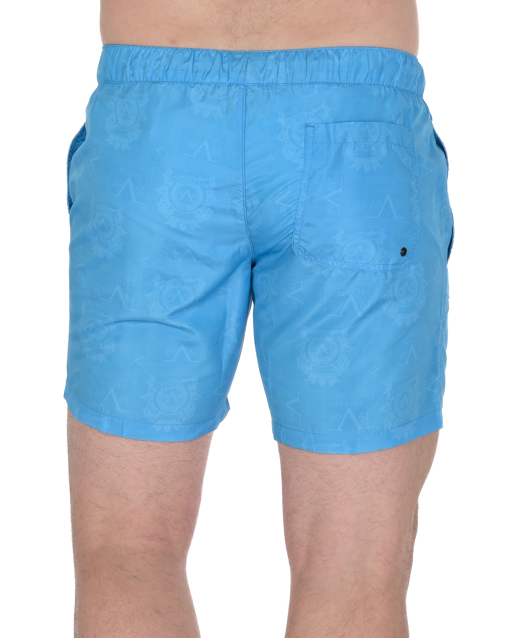19V69 Italia Costume da bagno da uomo VSC1MBM10 AZZURRO
