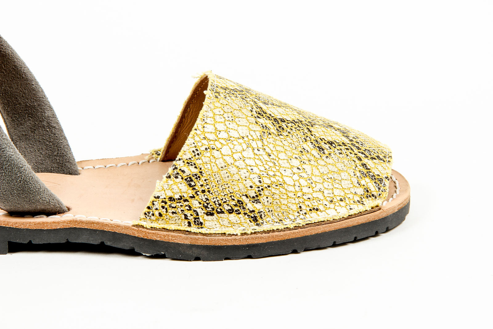 Del Rio London Sandalo basso da donna in cotone effetto serpente 14SS10902