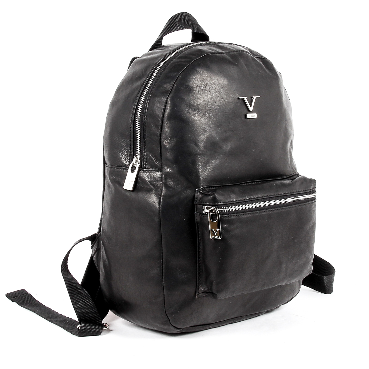 V 1969 Italia Zaino da uomo nero PRAGA