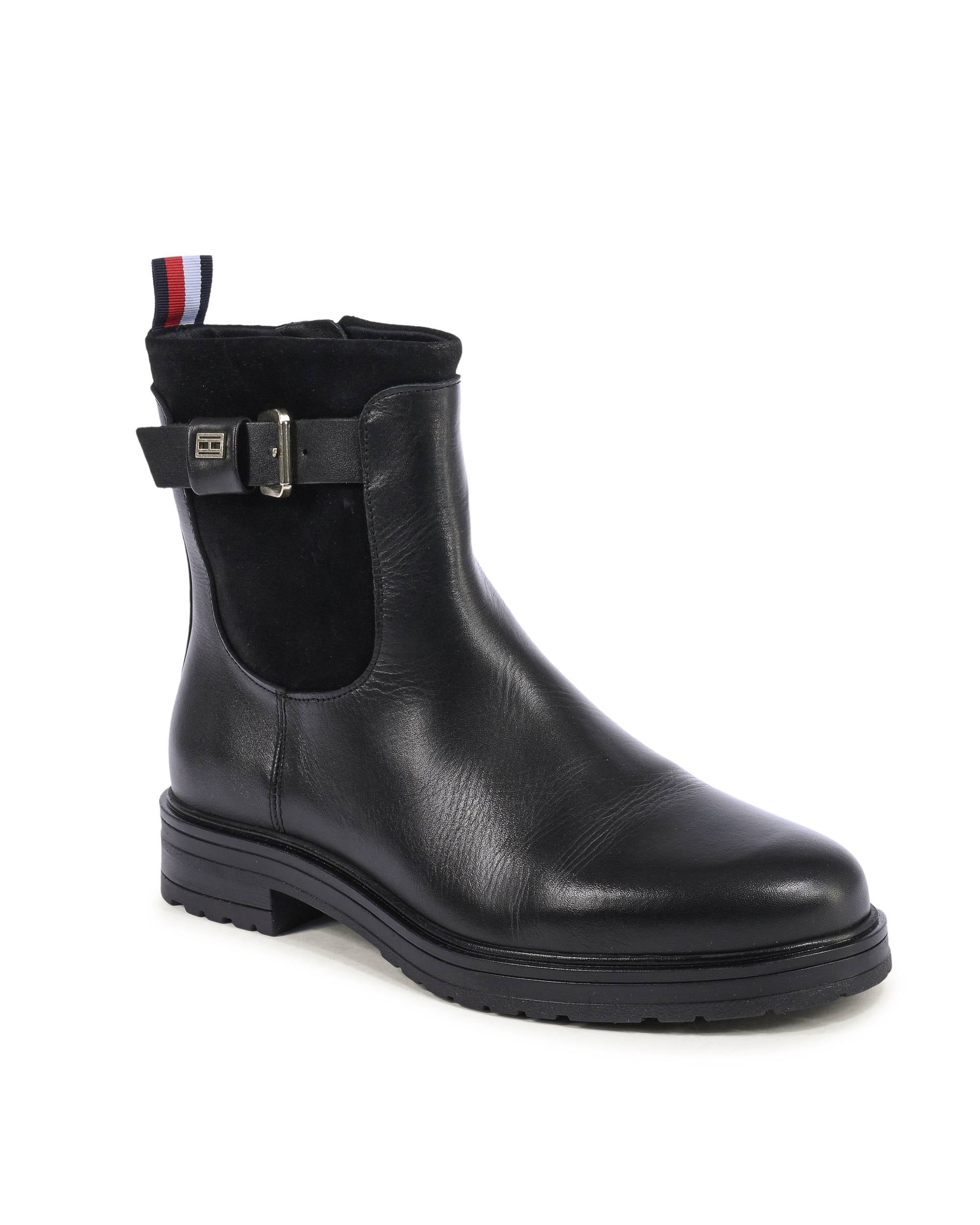 Tommy Hilfiger Donna Stivali NERO FW0FW07477BDS