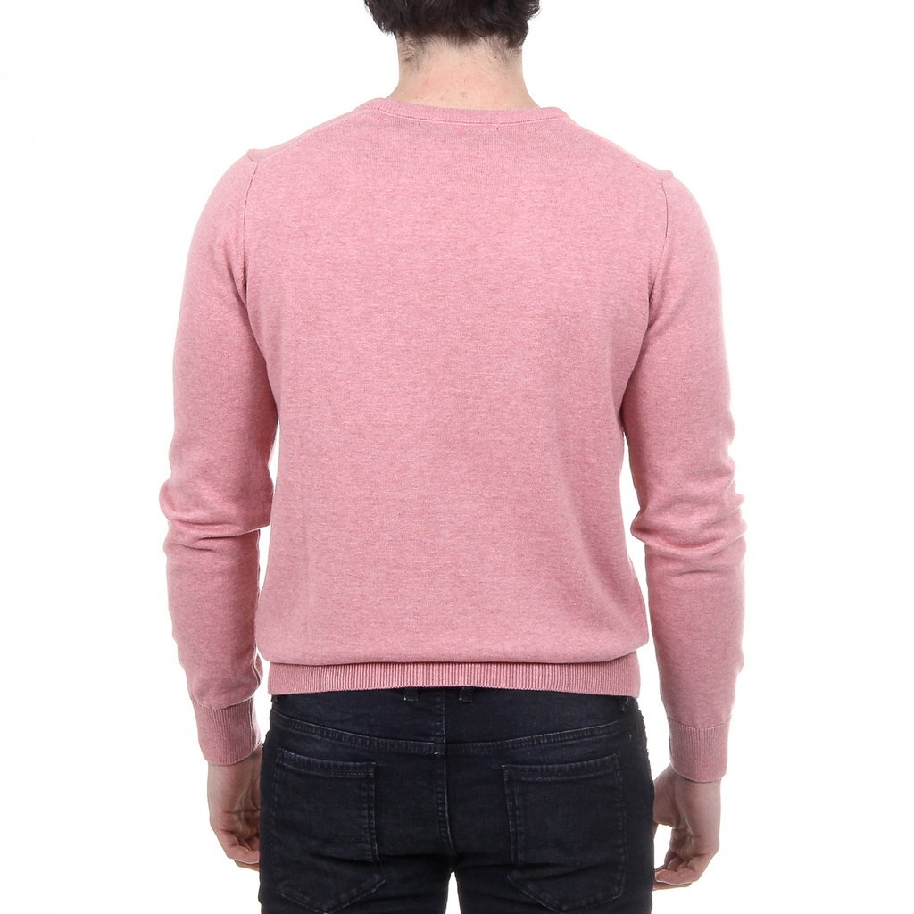 V 1969 Italia Maglione da uomo a maniche lunghe con scollo tondo
