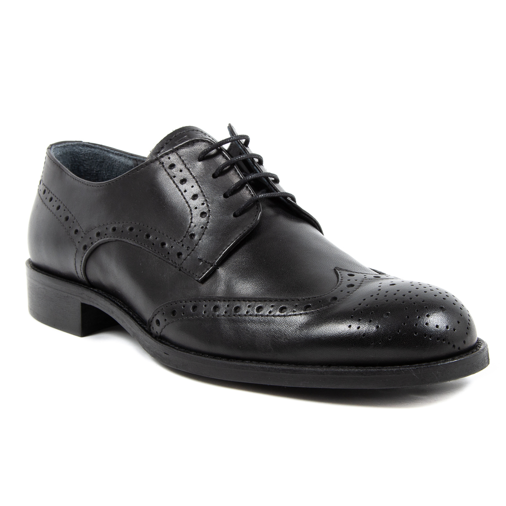 V 1969 Italia Scarpa Brogue da Uomo Nera VERNON