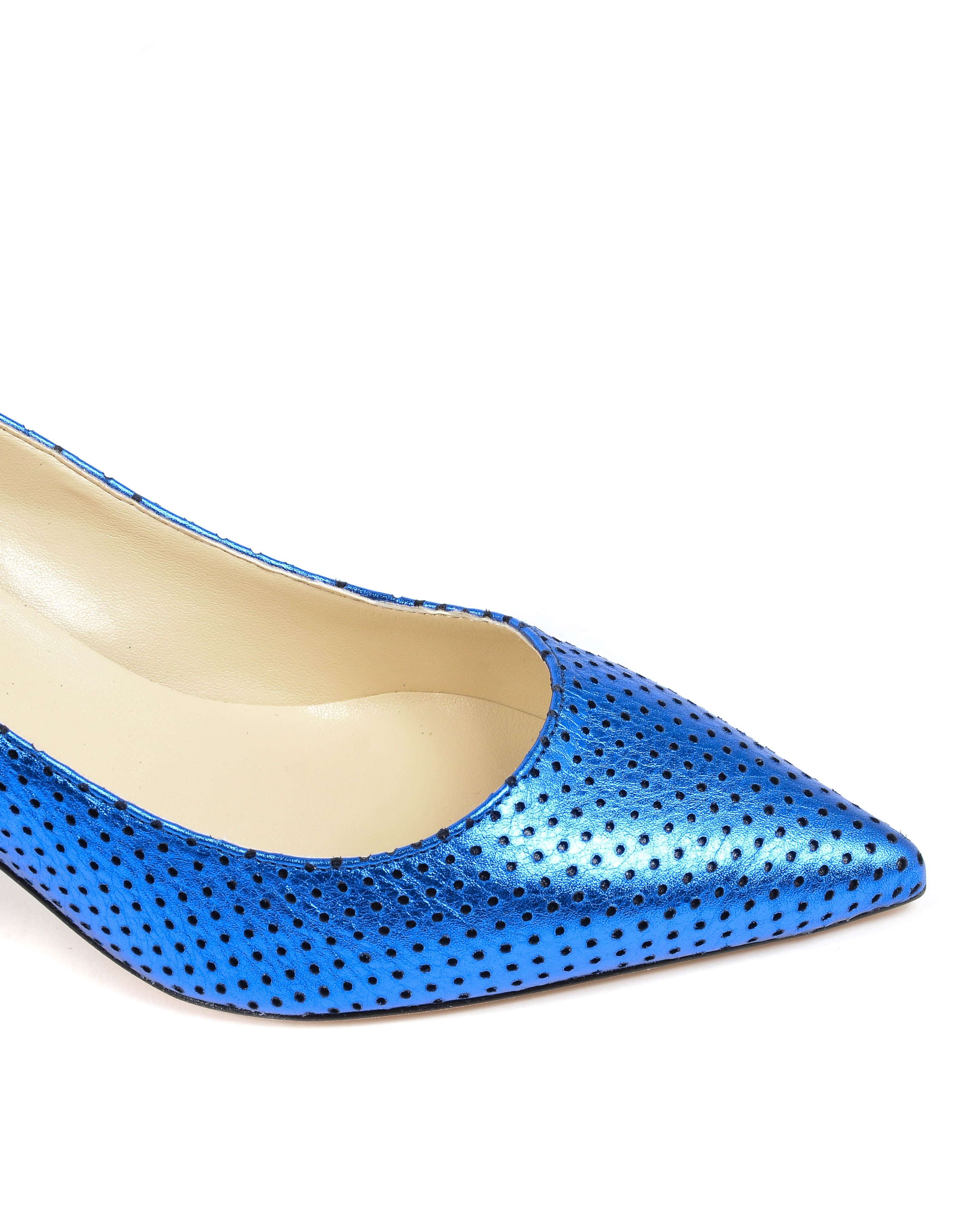 Décolleté Donna 19V69 Italia Lamè Blu DEC65 TRAF LAM BLU ELETTRICO
